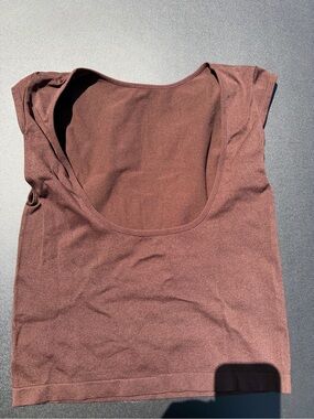 Target Women’s Scoop Neck Tank Top — Brown